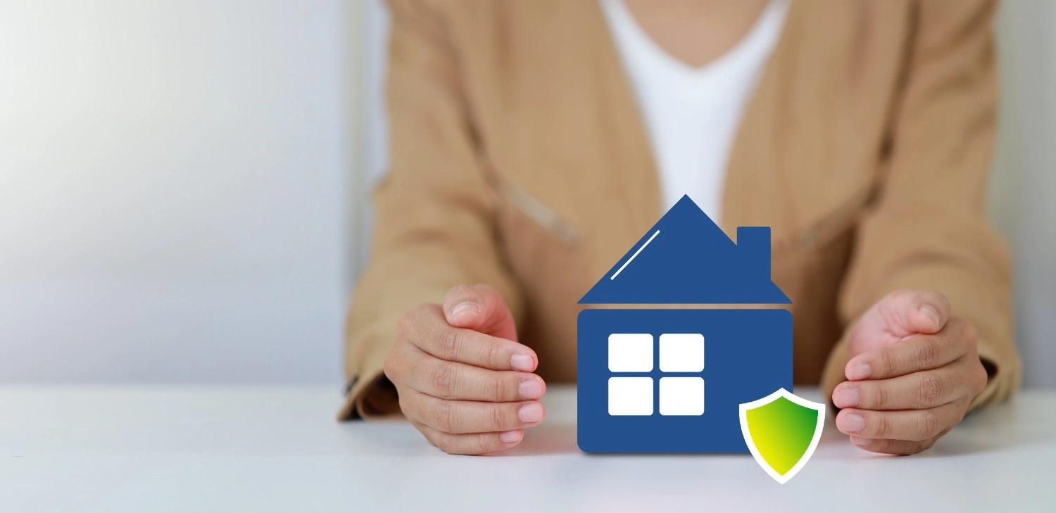 Family in their home